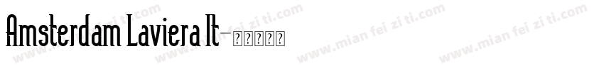 Amsterdam Laviera It字体转换